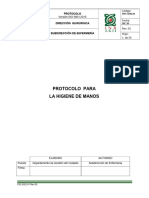 Protocolo de Higiene de Manos Secretaria de Salud