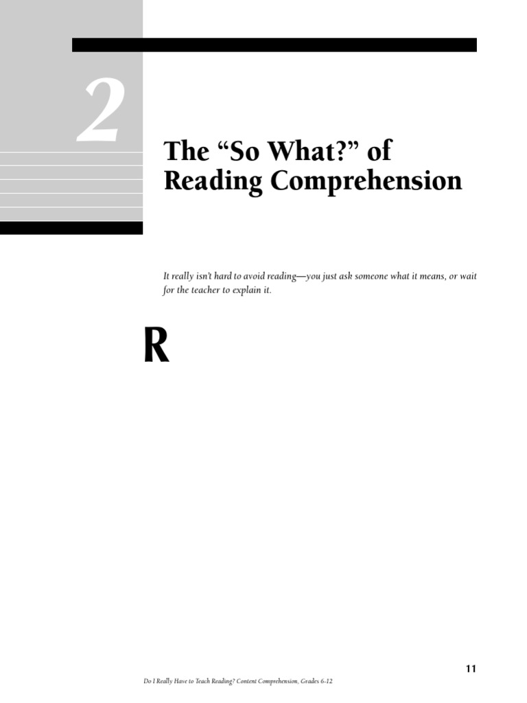Tovani do i really have to teach reading pdf reading