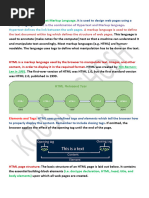 HTML Introduction