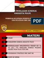 Sistem Manajemen Kinerja Anggota Polri