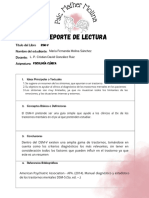 Reportes de Lectura DSM-V