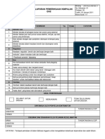 011 - Gas Welding Checklist