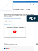 Curso Gratuito de Mindfulness – Online _ Psicologia MSN - Tudo sobre Psicologia