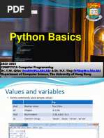 Chapter 2 PythonBasics