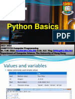 Chapter 2 PythonBasics