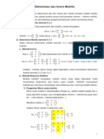 2 MTL Determinan Dan Invers Matriks