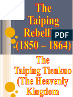 III. The Taiping Rebellion