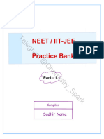 NEET JEE Chemistry Practice Question Bank Part 1 (5000+ Questions)