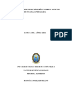 Una Estrategia de Promoción Turística para El Municipio de Tocaima Cundinamarca