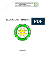Plan de Area Matematicas Iea Los Pastos 2023
