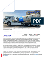 Volvo Trucks y CEMEX Presentan Primer Camión Revolvedor Pesado Completamente Eléctrico - Corporate Website - Cemex