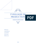 Typologie de Production