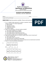 Copy of Stat Prob Questionnaire Midterm SecondSemester
