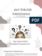 Materi Sekolah Administrasi Nora