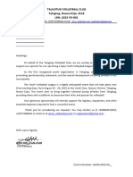 SOLICITATION LETTER Form