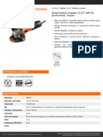 Esmeril Truper Ficha Tecnica