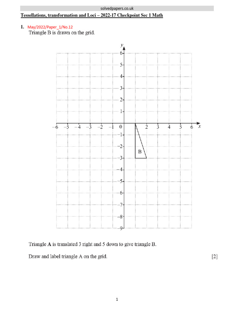 2022-17 Checkpoint Sec 1 Math Papers | PDF | Mathematics
