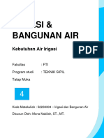 Modul Irigasi & Bangunan Air Pertemuan 4