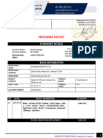 Suzuki Escudo - Invoice