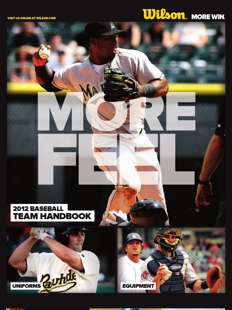 Wilson Catalog (Baseball 2012) PDF Seam (Sewing) Knitting