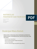 Mikom-Matrikulasi Perspektif Dan Teori Komunikasi