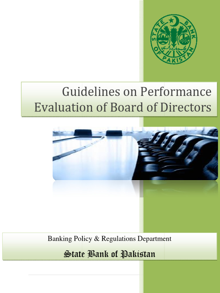 Board Performance Evaluation Guidelines | PDF | Evaluation | Governance