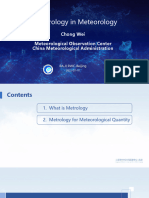 3.4 Metrology in Meteorology - CHONG Wei