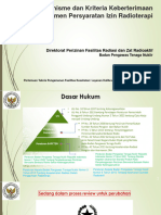 Mekanisme Dan Kriteria Keberterimaan Persyaratan Izin Radioterapi