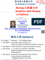 #Big Data Analytics With Numpy in Python