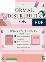 Lesson 8 Normal Distribution