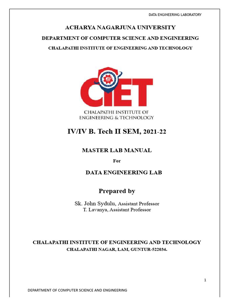 Data Engineering Lab | PDF | Data Warehouse | Conceptual Model
