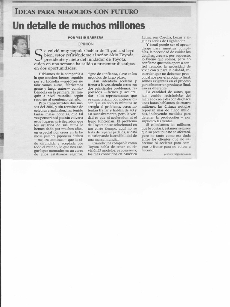Caso Toyota Pdf Toyota