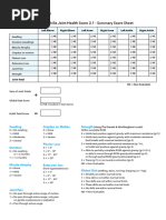 Hemophilia Joint Health Score HJHS