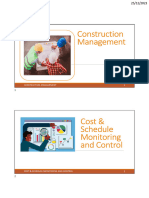 Cost & Schedule Monitoring and Control