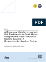 A Conceptual Model of Investment-Risk Prediction in The Stock Market Using EVT Eith Machine Learning - A Semisystematic Literature Review