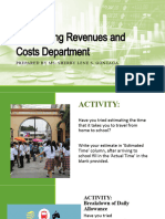 Entrep - L8 - Forecasting Revenues and Costs Department