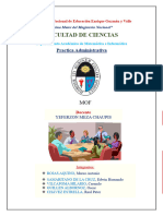 Facultad de Ciencias: Practica Administrativa