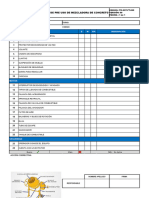 Itc-Sst-Ft-025 Check List de Mezcladora