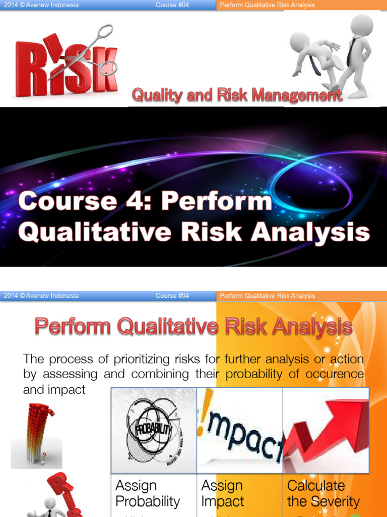 Qualitative Risk Analysis Guide | PDF | Risk | Risk Management