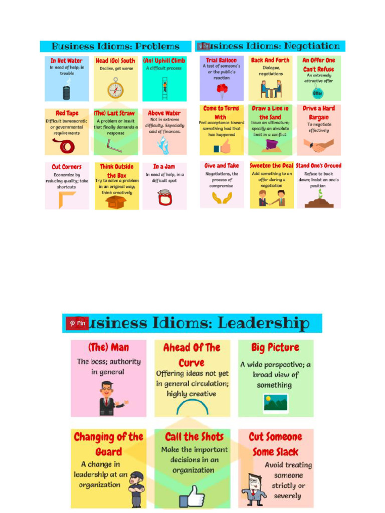 Business Idioms | PDF