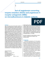 Protective Effect of Angiotensin - in Diabetic Patient