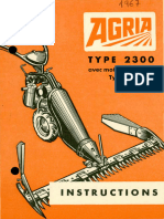 Manual Motosegadora Agrimac 2300 FR 1967 OCR