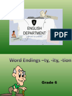 l.16 Word Endings Ty Ity