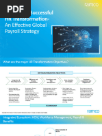 Payroll in HR Transformation - Ramco