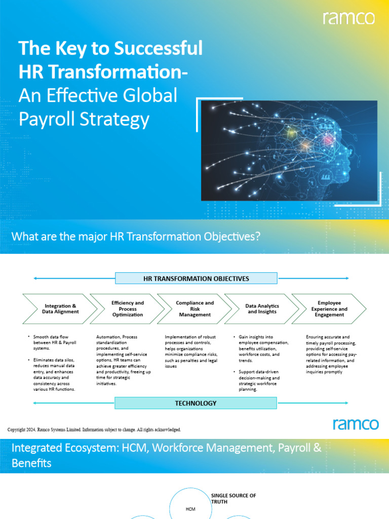 Payroll in HR Transformation - Ramco | PDF | Human Resource Management ...