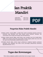 Bidan Praktik Mandiri: Oleh: Lailatul Fitria (P0122102) Fatimah Nur K (P0122106) Haniatul Khusna (P0122107)