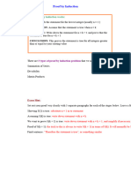 1b. Proof by Induction - Core Examples - Student Sheets