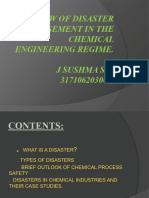 Overview of Disasters in The Chemical Engineering Regime B Nikhil Rohan 2