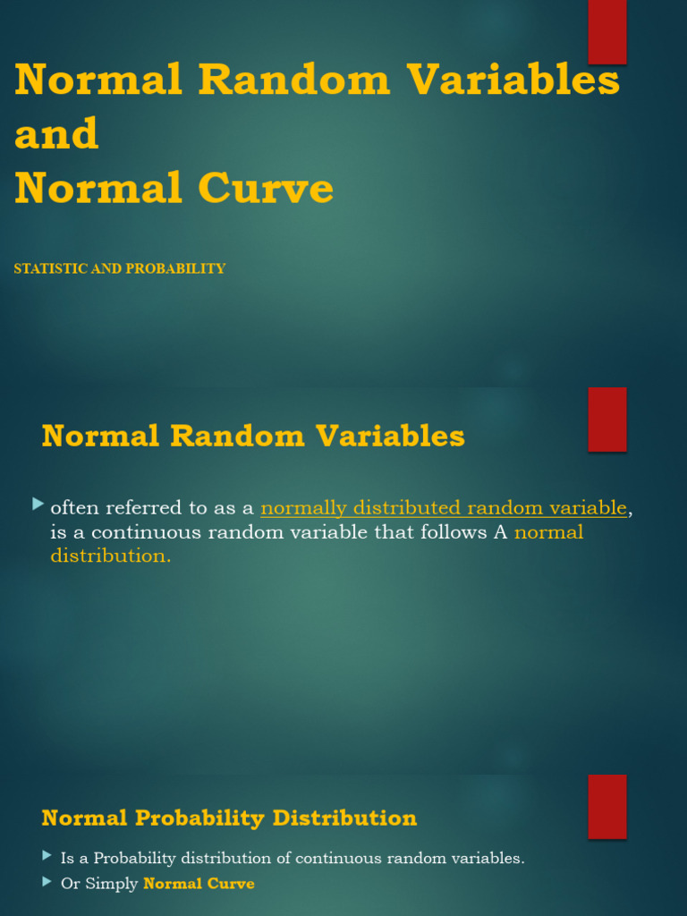 Normal Random Variables | PDF