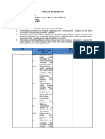 Analisis Kompetensi Semester 2